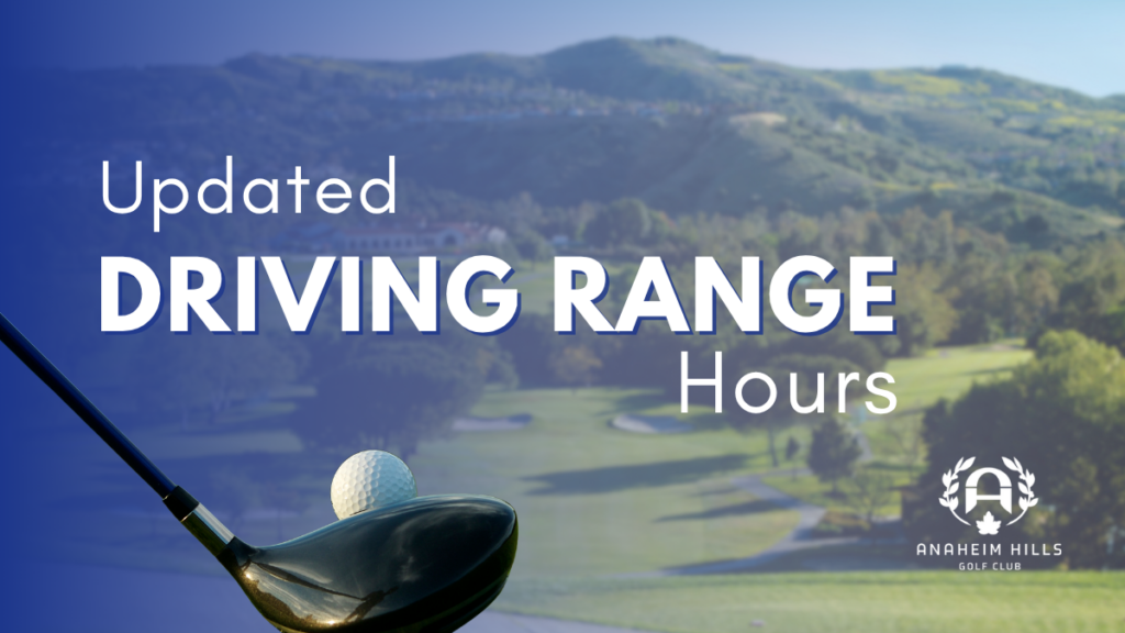 Updated Driving Range Hours
